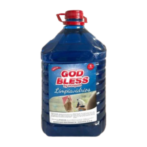 LIMPIA VIDRIOS GOD BLESS, 5 LITROS