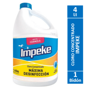 CLORO CONCENTRADO IMPEKE 4 LTS