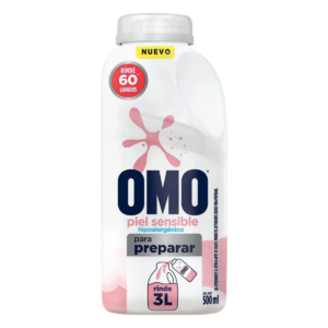 OMO PIEL SENSIBLE DETERGENTE LIQUIDO PARA PREPARAR, 500 ML
