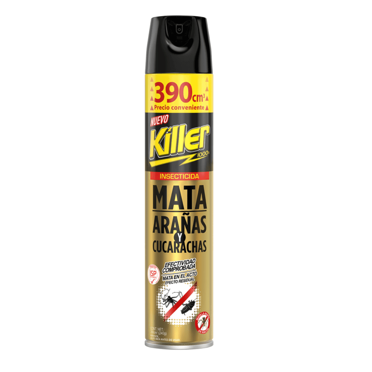 KILLER INSECTICIDA MATA ARAÑAS Y CUCARACHAS 390 cm³
