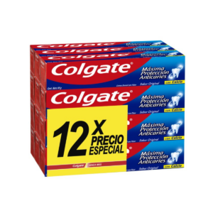 PASTA DENTAL COLGATE MÁXIMA PROTECCIÓN ANTICARIES 75 ML DP 12 UNIDADES