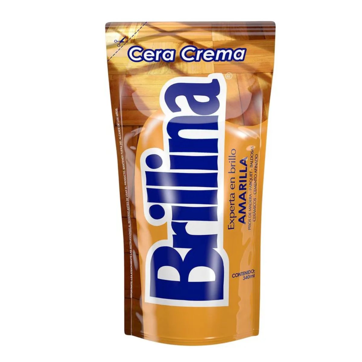 CERA CREMA BRILLINA 340 CC AMARILLA