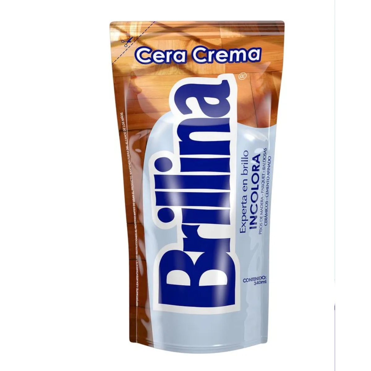 CERA CREMA BRILLINA 340 CC INCOLORA