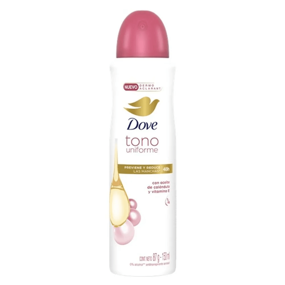 DOVE DESODORANTE SPRAY TONO UNIFORME DERMO ACLARANTE 150 ML