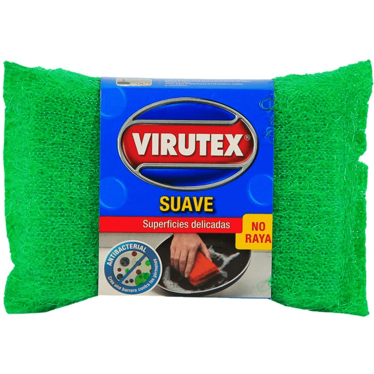 ESPONJA SPUNITA CLÁSICA VERDE NARANJA VIRUTEX