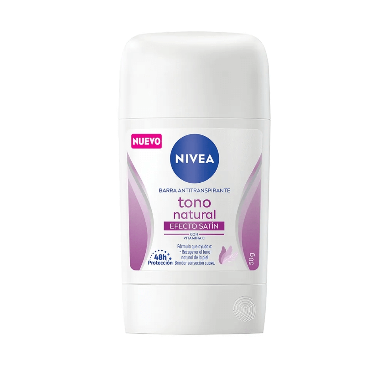 NIVEA DESODORANTE ANTITRANSPIRANTE TONO NATURAL EFECTO SATÍN BARRA 50 ML