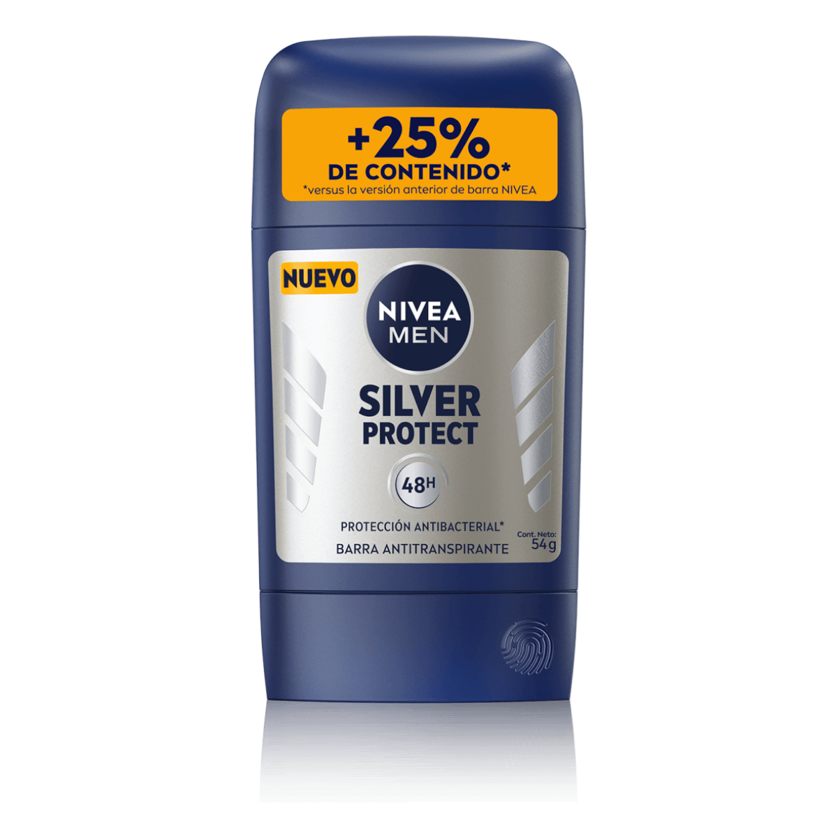 NIVEA MEN DESODORANTE ANTITRANSPIRANTE SILVER PROTECT BARRA 50 ML