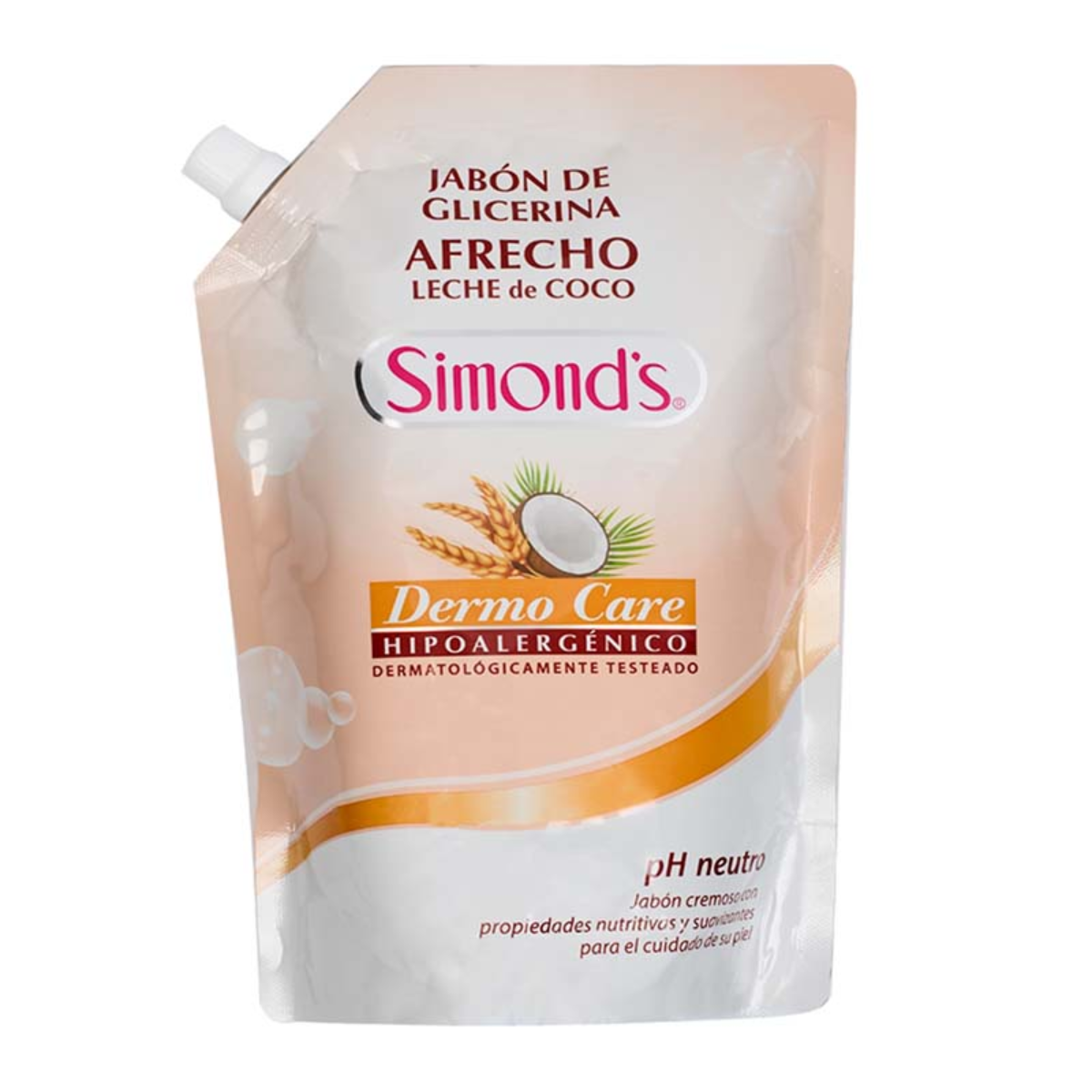 SIMOND´S JABÓN LIQUIDO DOYPACK 750 ML AFRECHO LECHE DE COCO