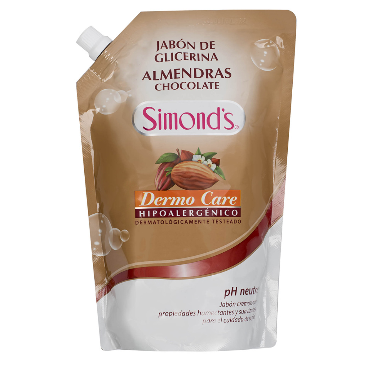 SIMOND´S JABÓN LIQUIDO DOYPACK 750 ML CHOCOLATE ALMENDRAS