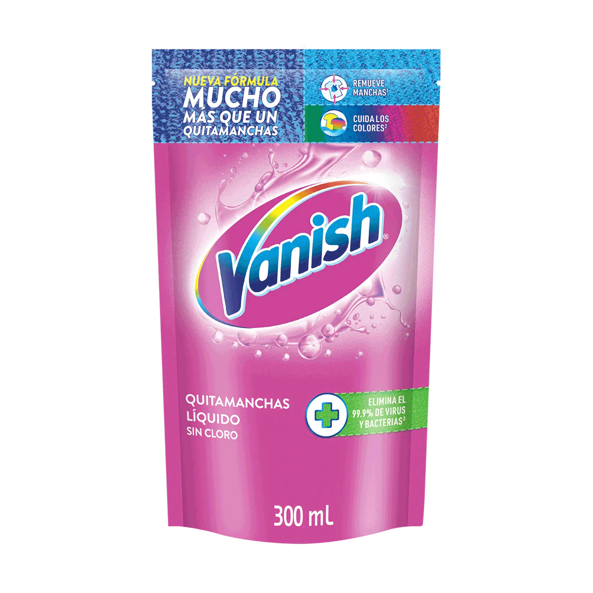 VANISH QUITAMANCHAS LÍQUIDO ROPA COLOR 300 ML
