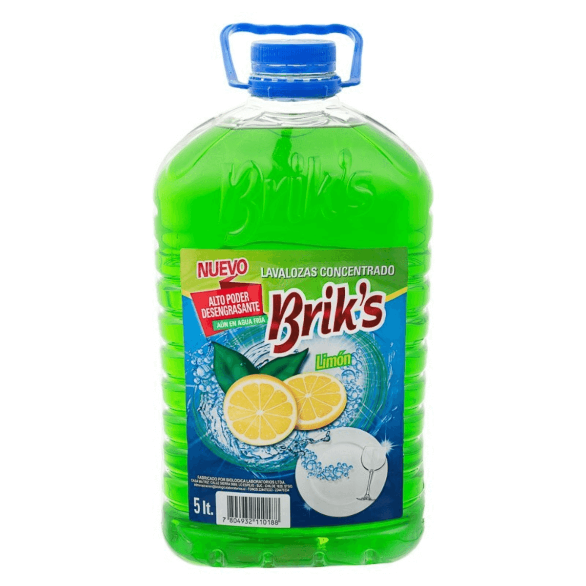 BRIKS LAVALOZAS VERDE 5 LITROS