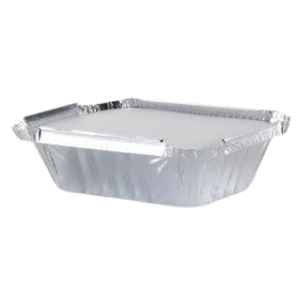 Contenedor Aluminio Rectangular con Tapa de Carton C 5 (20 un)