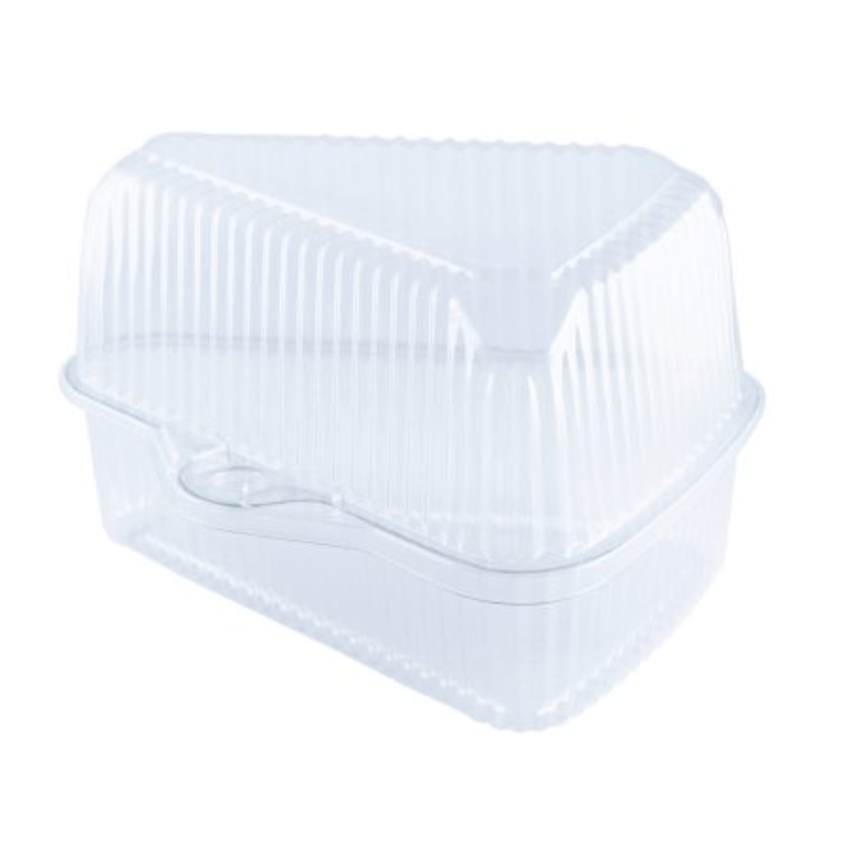 Envase Triangular PET 7187 A Altura 9 cm